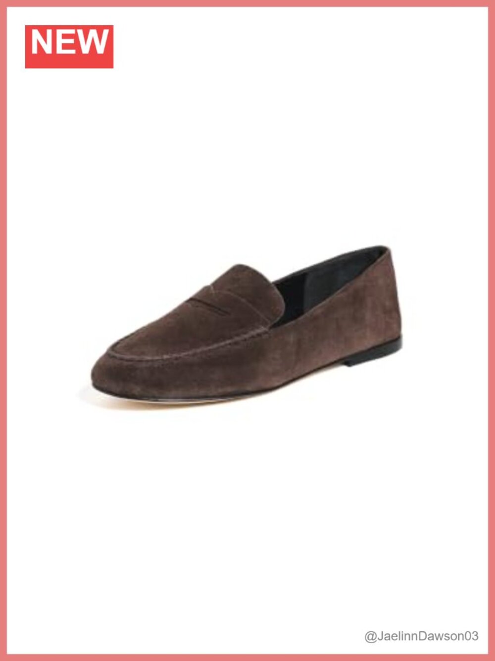 Vince Suede Loafers Women's Cushioned Footbed Pointed Toe Slip-On Casual